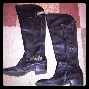 Vince Camuto leather knee high boots